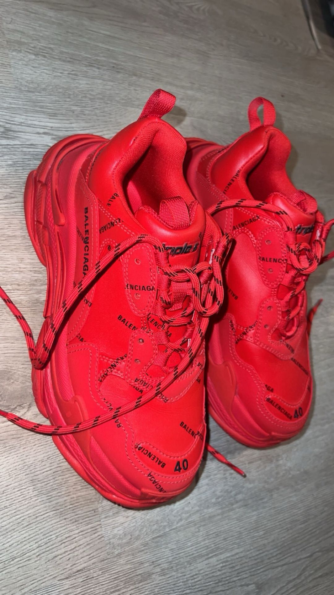 Balenciaga triple s $ gucci sneakers