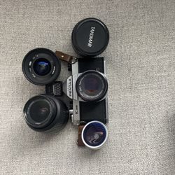 camera and lenses