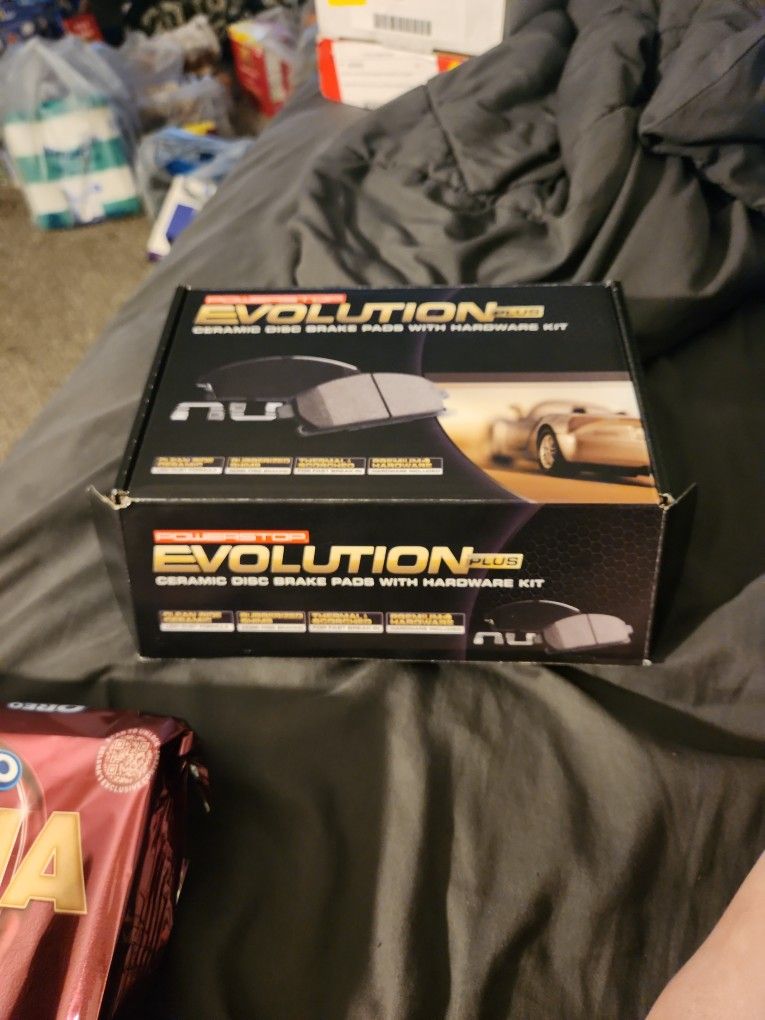 Power Stop Evolution Plus Rear Ceramic Brake Pads And Hardwear $25