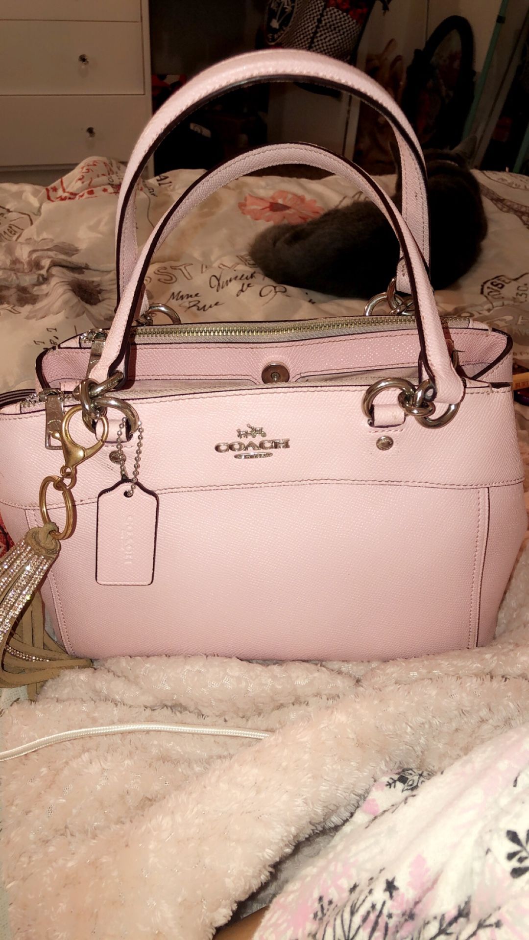 coach pink purse
