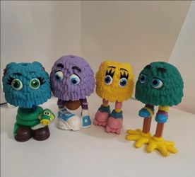 McDonald's Funny Fry Friends Guys set of 4 figure toys