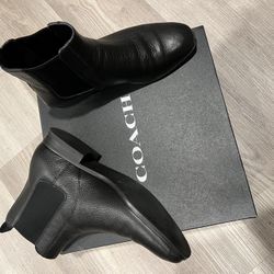 Coach Chelsea Boots, Black (Mens Size 9)