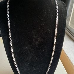 (925) SILVER ANCHOR CHAIN