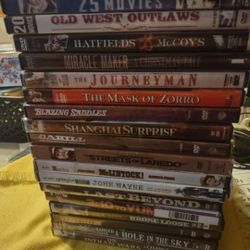 14 DVD Country Western Movies Total Of 61 In All Well Not Separate