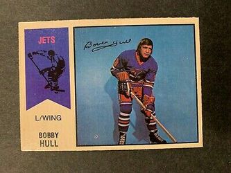 Bobby Hull 1974-75 O PEE CHEE WHA #50 WINNEPEG JETS HOCKEY CARD EX/MT NM