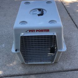 Pet Carrier (petmate). 27” L X 20” W X 19” H