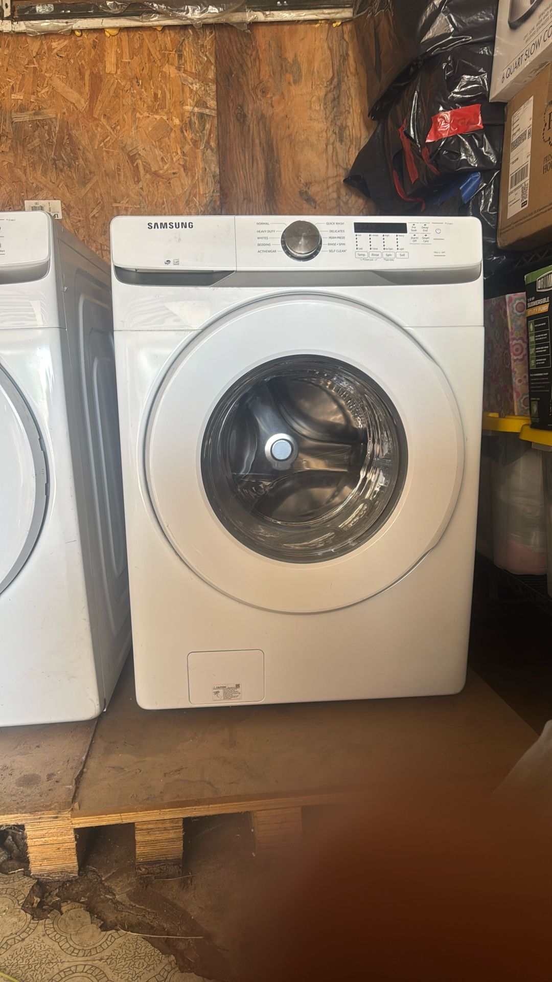 Washer And Electric Dryer