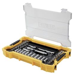 Dewalt Socket Set With Toughsystem Tray, 3/8in, 37-Pieces Set. DWMT45400