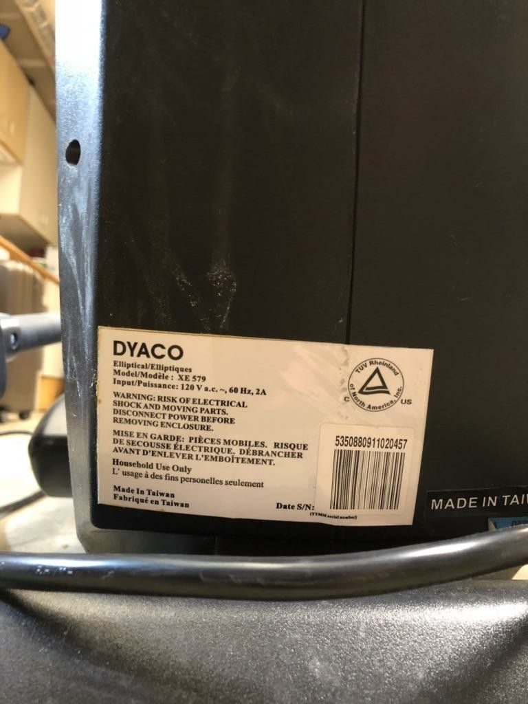 Dyaco elliptical hot sale