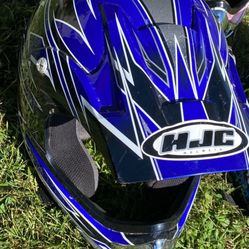 Great For Dirty Bike Helmet🪖 For Adults And Youth Blue Size Small 