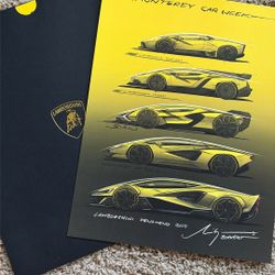 Lamborghini Paperback Picture With Sleeve
