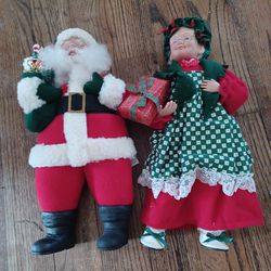 ☀️Vintage 1993 Holiday Creations Mrs. Santa Claus Musical 16" Christmas Figure