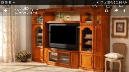 Beautiful oak wall unit