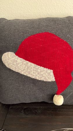 Santa hat Christmas pillow