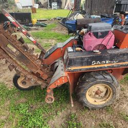 Ditch Witch 1820 Walk Behing Trencher Honda Engine
