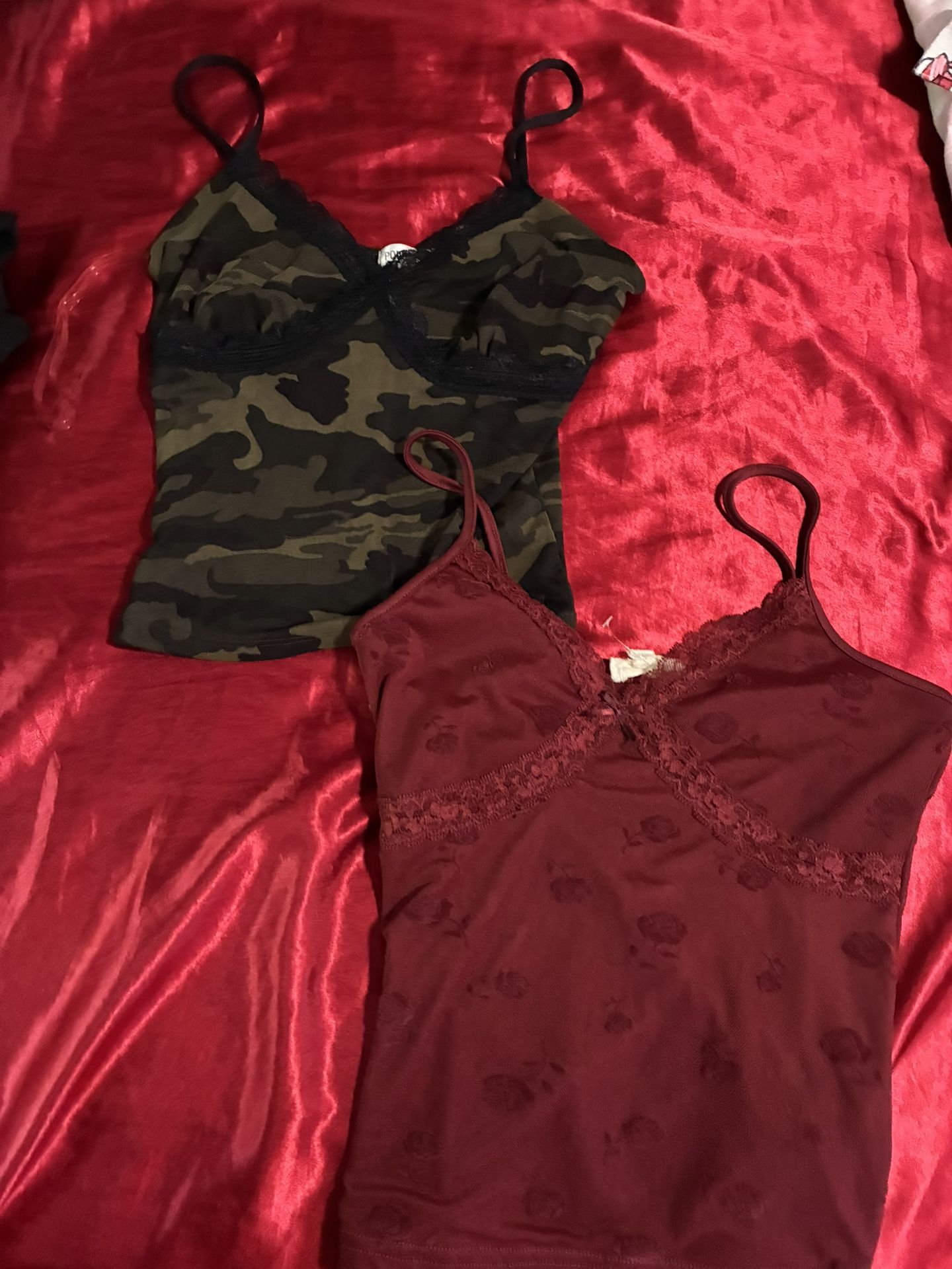 Camo And Red Shirts