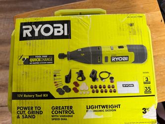 Ryobi 12V Rotary Tool Kit