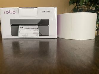 Rollo Wireless Thermal Shipping Label Printer + FREE Roll of Labels (Like New)