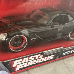 Lettys Dodge Viper Fast & Furious, 1:24 scale Diecast 