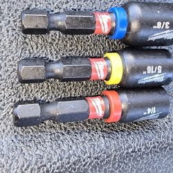 Milwaukee Sockets Magnetic 3pk 