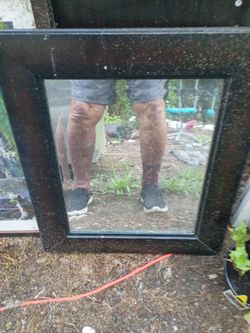 Black Framed Wall Mirror