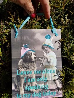 DOG sentiments Plaque