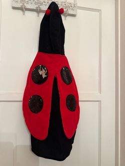 Dog lrg size Ladybug Halloween Costume