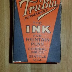 Antique Or Vintage Ink Bottles x 5