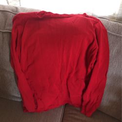 Cute Red Long Sleeve New