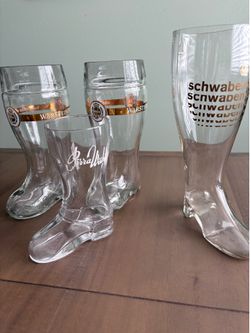 Beer boots and steins