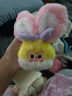 Baby three  keychain mirror