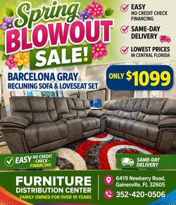 ONLY $1099! Barcelona Loveseat/sofa Set FOR ONLY $1099! 