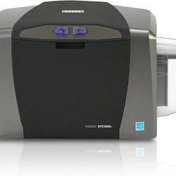 Fargo DTC1250e Single Sided Desktop Dye Sublimation/Thermal Transfer Printer - Color - Tabletop - Card Print - USB