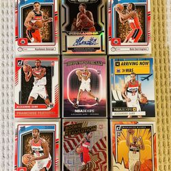 Washington Wizards 315 Card Basketball Lot! Rookies, Prizms, Parallels, Autographs, Case Hits, Short Prints, Variations & More!