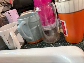 FREE old glasses and mugs and silverware