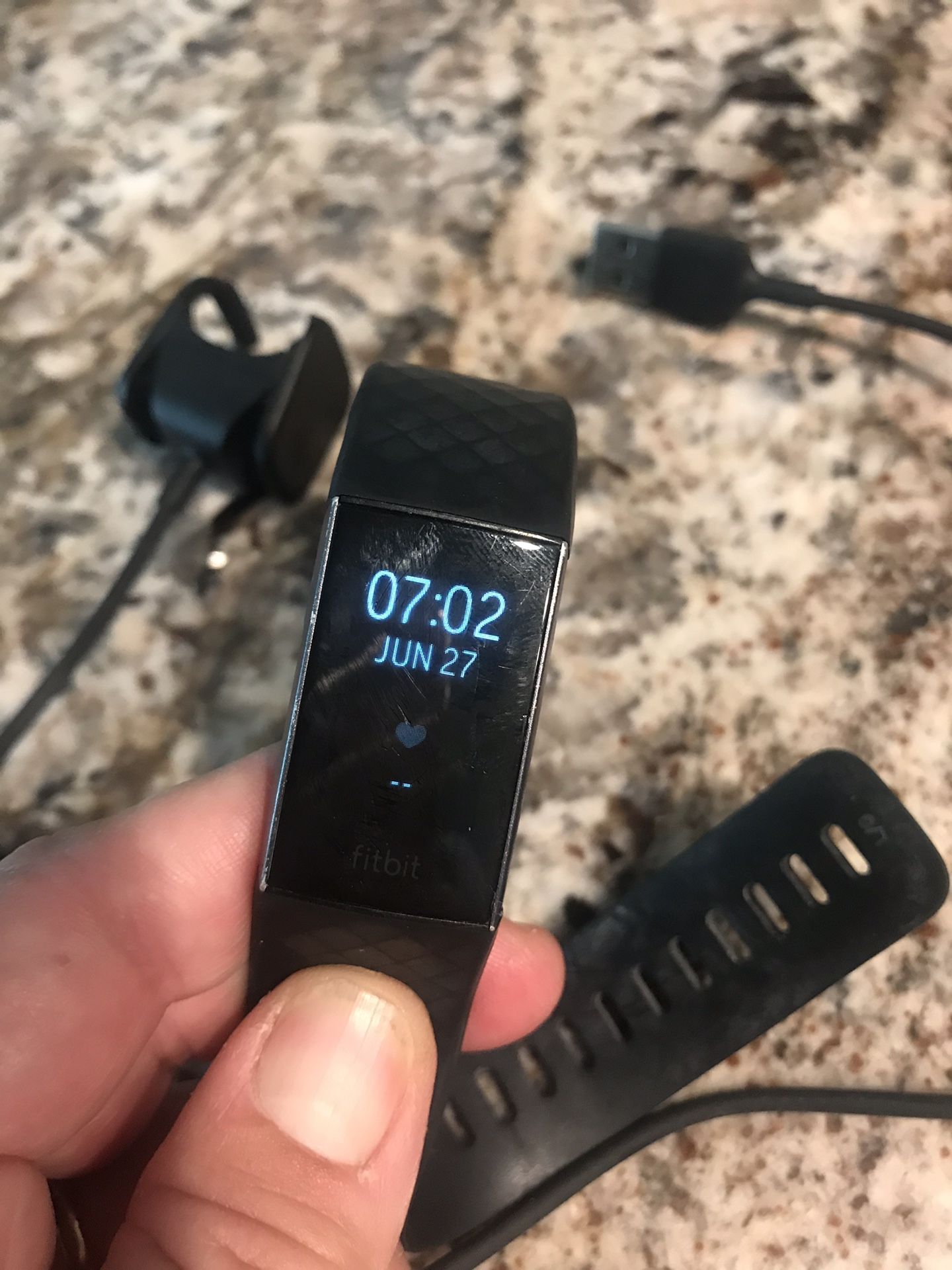 Fitbit 3 with charger $30. Works great ! Retails for $149