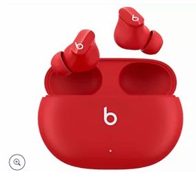 Beats By Dre Studio Buds Noise Canceling Headphones Red