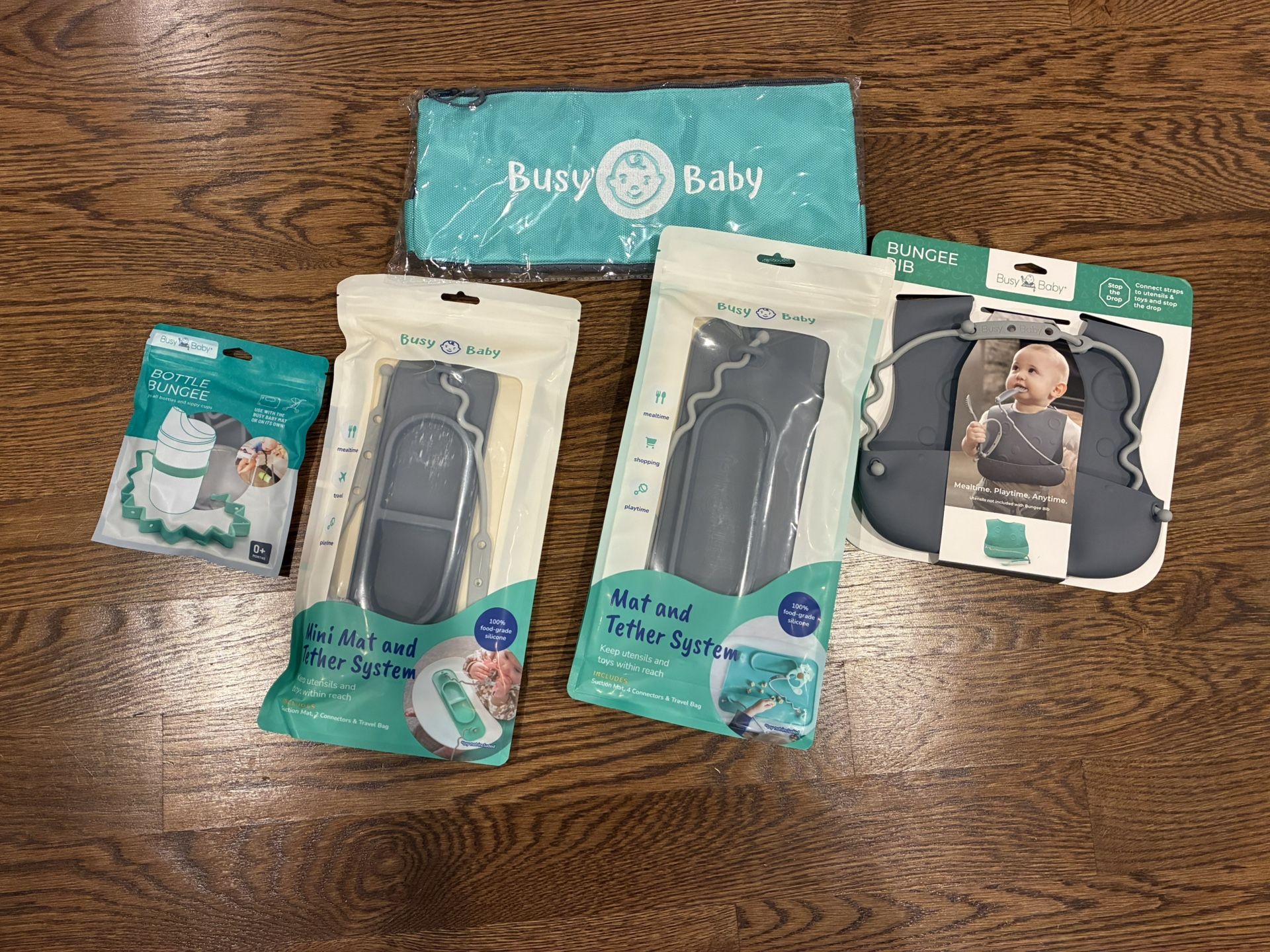 Busy baby Mat & Tether System