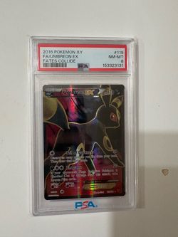 Pokemon PSA 8 Umbreon FA Fates Collide