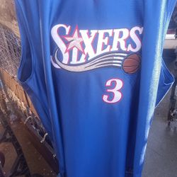 Sixers Basketball Jersey Number 3 Iverson Brand New With Tags 120 Bucks Or Best Offer