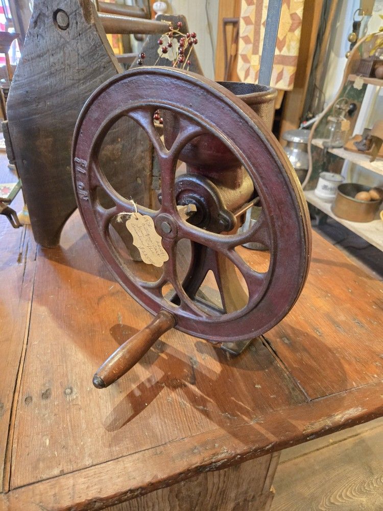 Antique Cast Iron Coffee Grinder 
