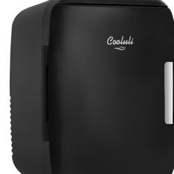 Cooluli Mini Fridge for Bedroom - Car, Office
Desk & Dorm Room - Portable 4L/6 Can
Electric Plug In Cooler & Warmer for Food
Drinks, Skincare Beauty &