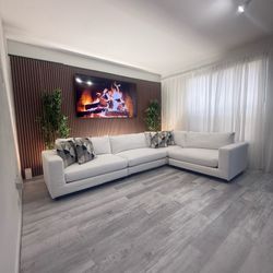 Sectional Modular Sofa White – City Furniture Cozumel