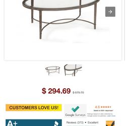 Coffee table brand new in box