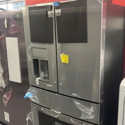 New Scrtach And Dent Ge Cafe 4 Door Fridge 1 Year Warranty 