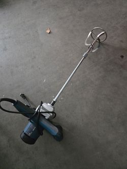 Electric auger mixer