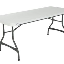 "Lifetime" Heavy Duty  6' Folding Table 