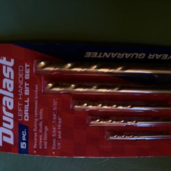 5 Pc Drill Bit Set 