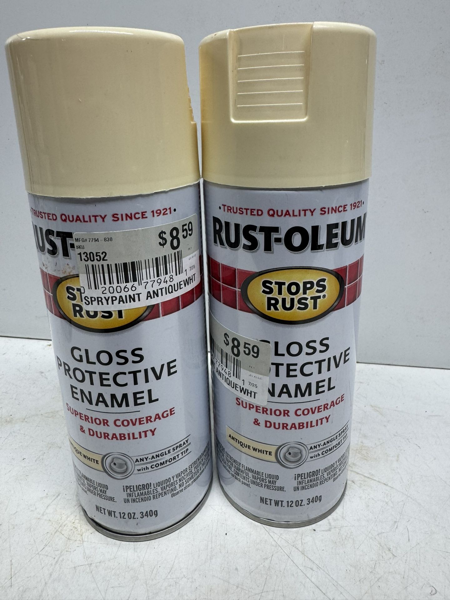 2 Cans Rust Oleum Antique White Paint. $10 Takes Both. Must Pick Up