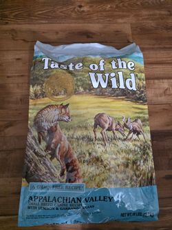 Taste of the wild dog Food 28lb Bag Appalachian valley Best By 2027 Sealed Bag